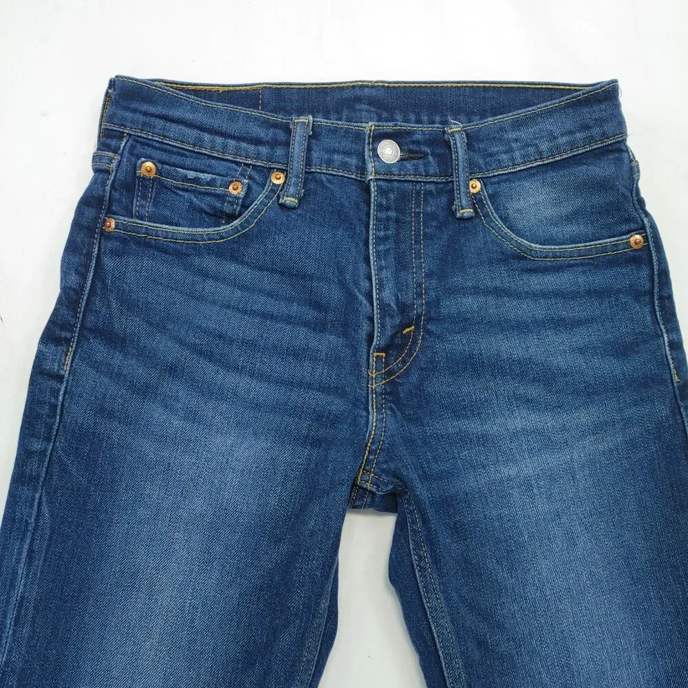 Levi's 511 Slim Fit Jeans Men's W29 L30 Blue Denim Stretch Tapered 04511-2369